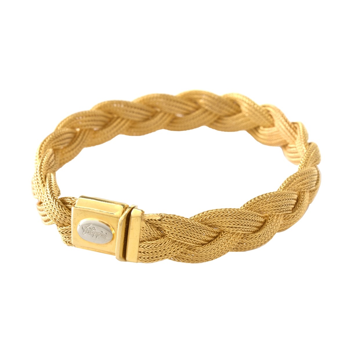 Italian 18K Mesh Bracelet