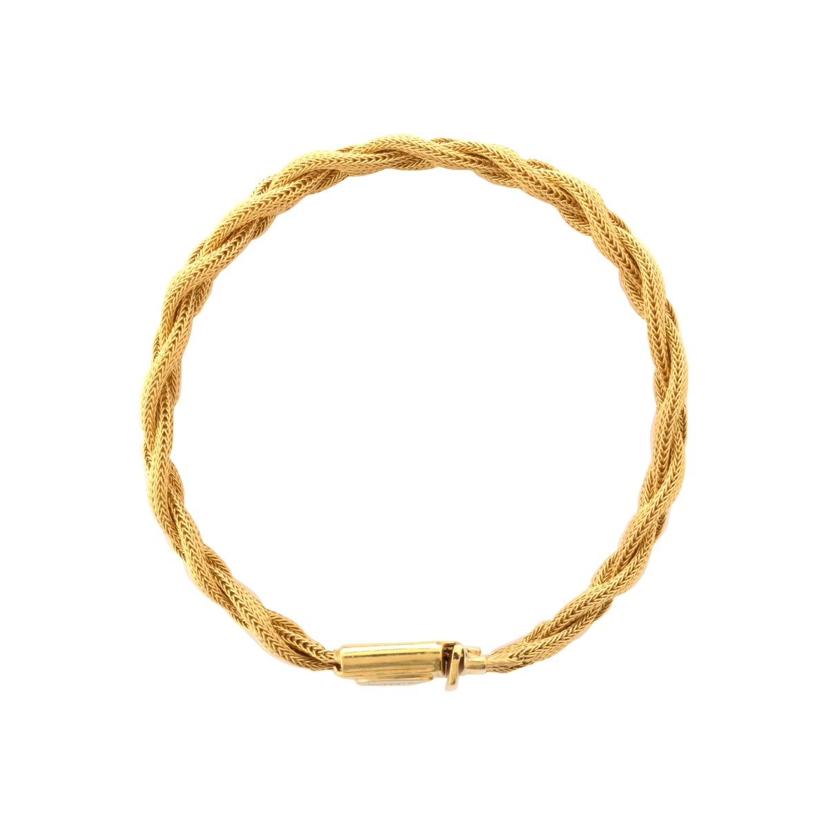 Italian 18K Mesh Bracelet