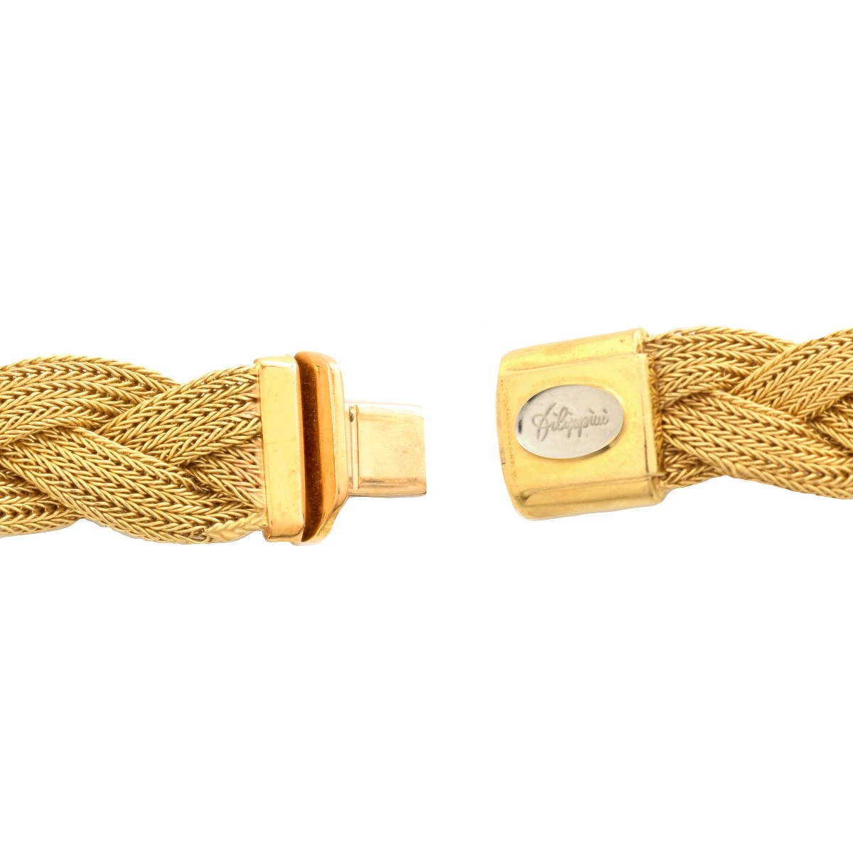 Italian 18K Mesh Bracelet