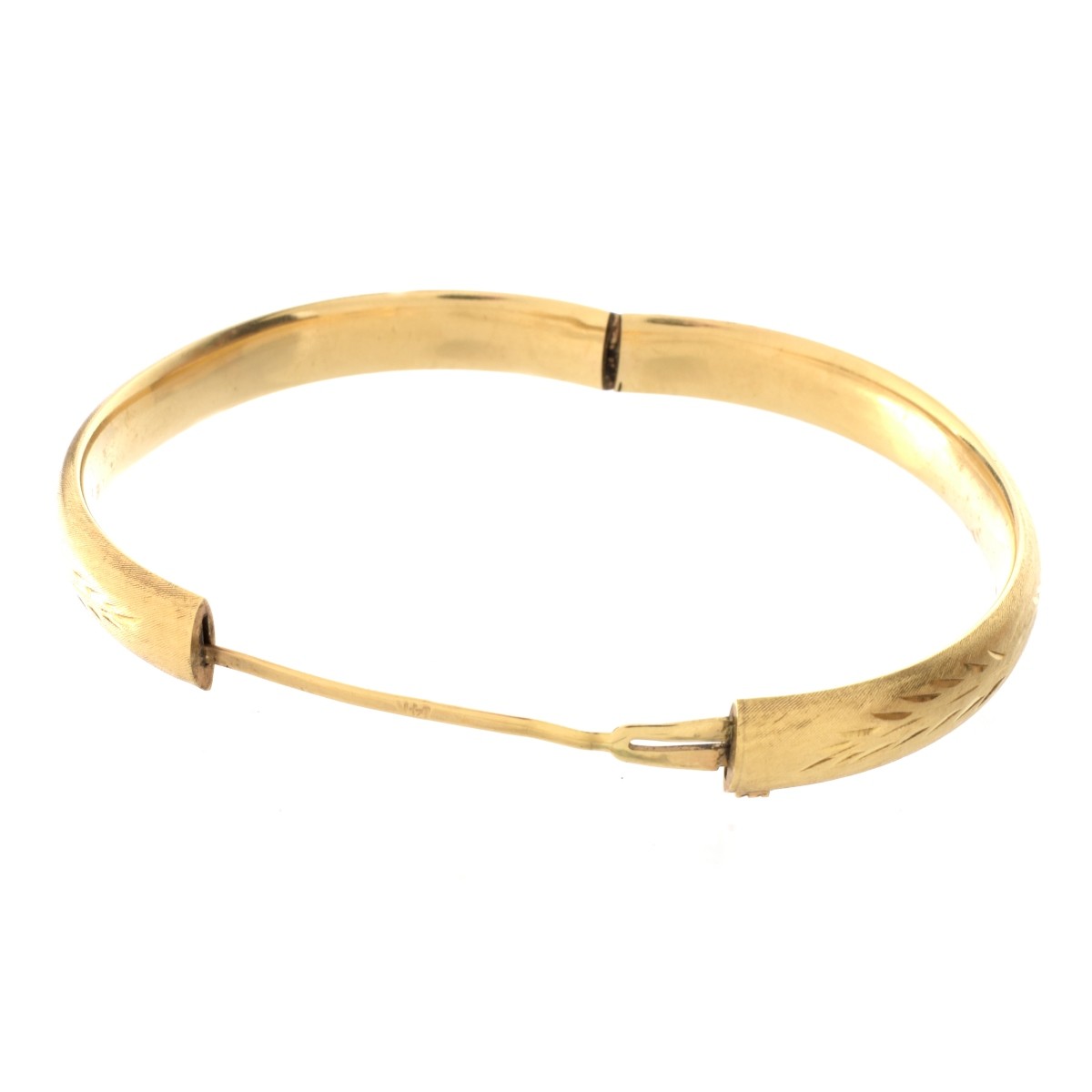 Vintage 14K Bangle Bracelet