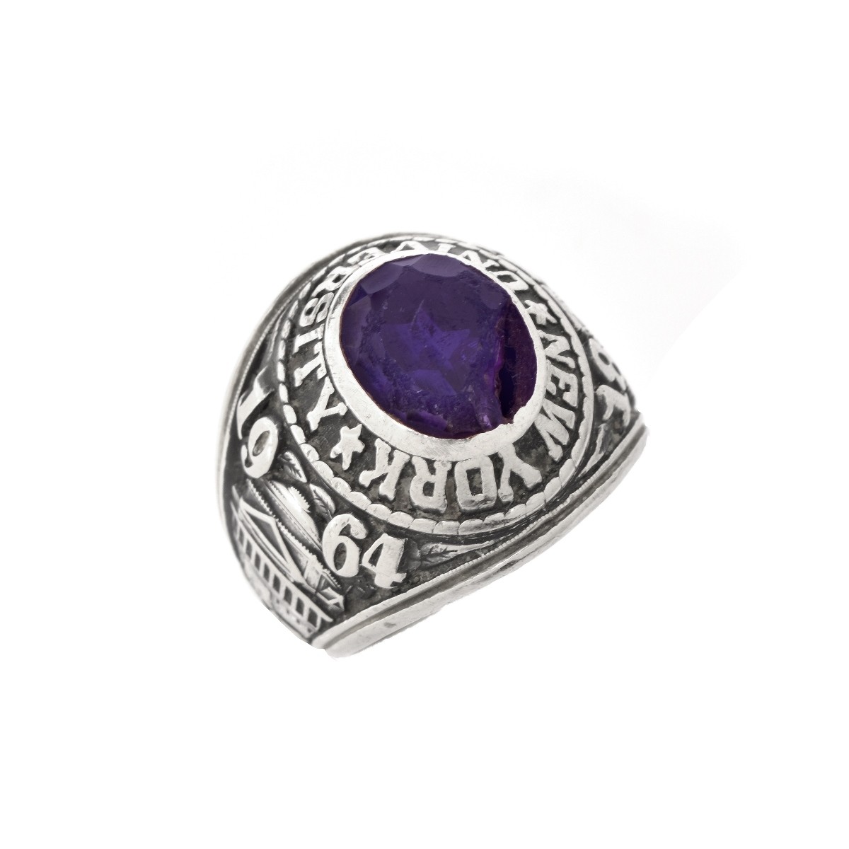 1964 NYU 14K Class Ring