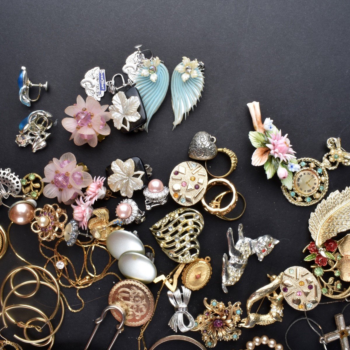 Collection of Vintage Costume Jewelry