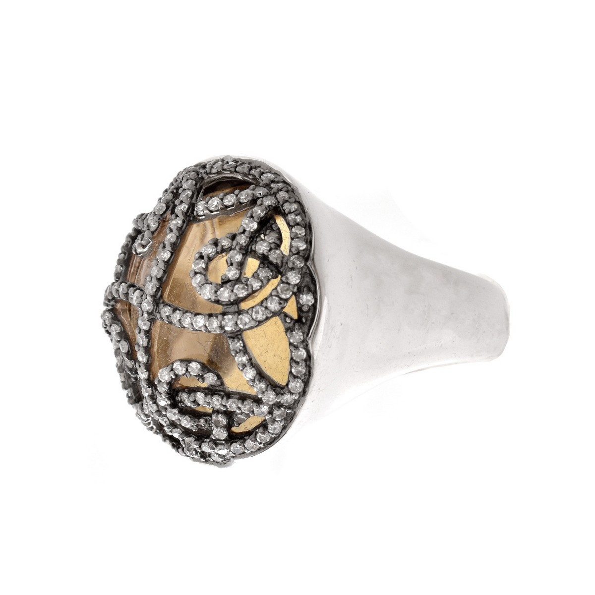 Nicole Miller Diamond and 14K Gold Ring