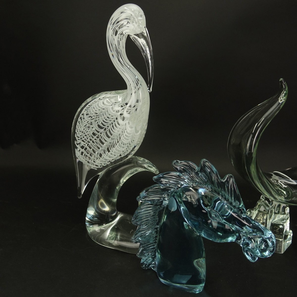 Murano Art Glass Sculptures