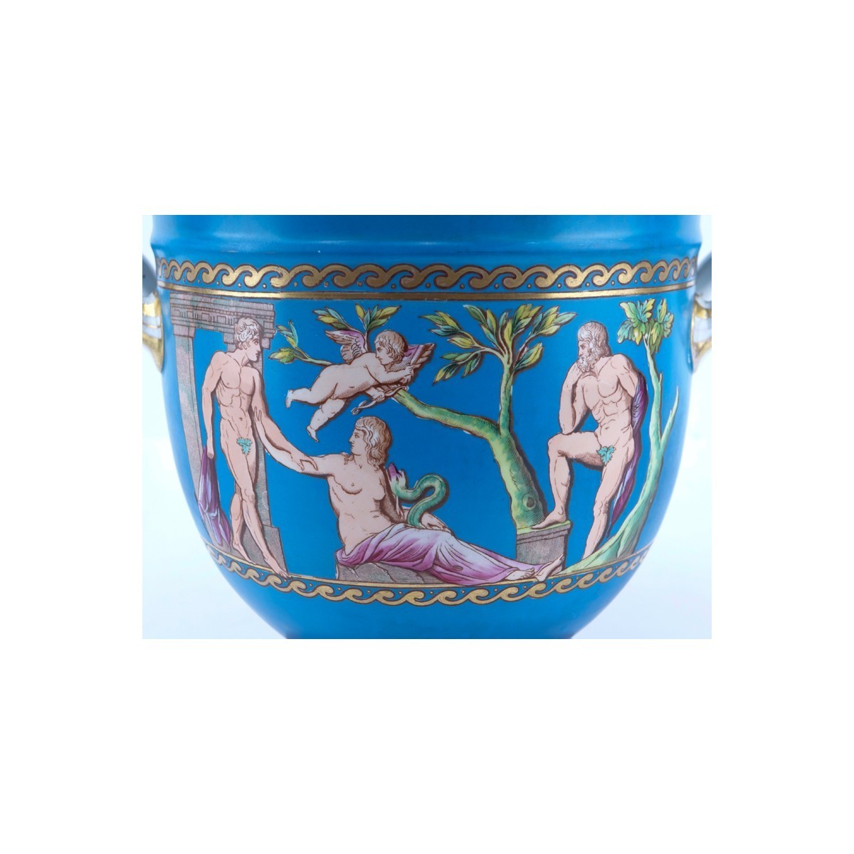 Minton Turquoise and Gilt Tureen