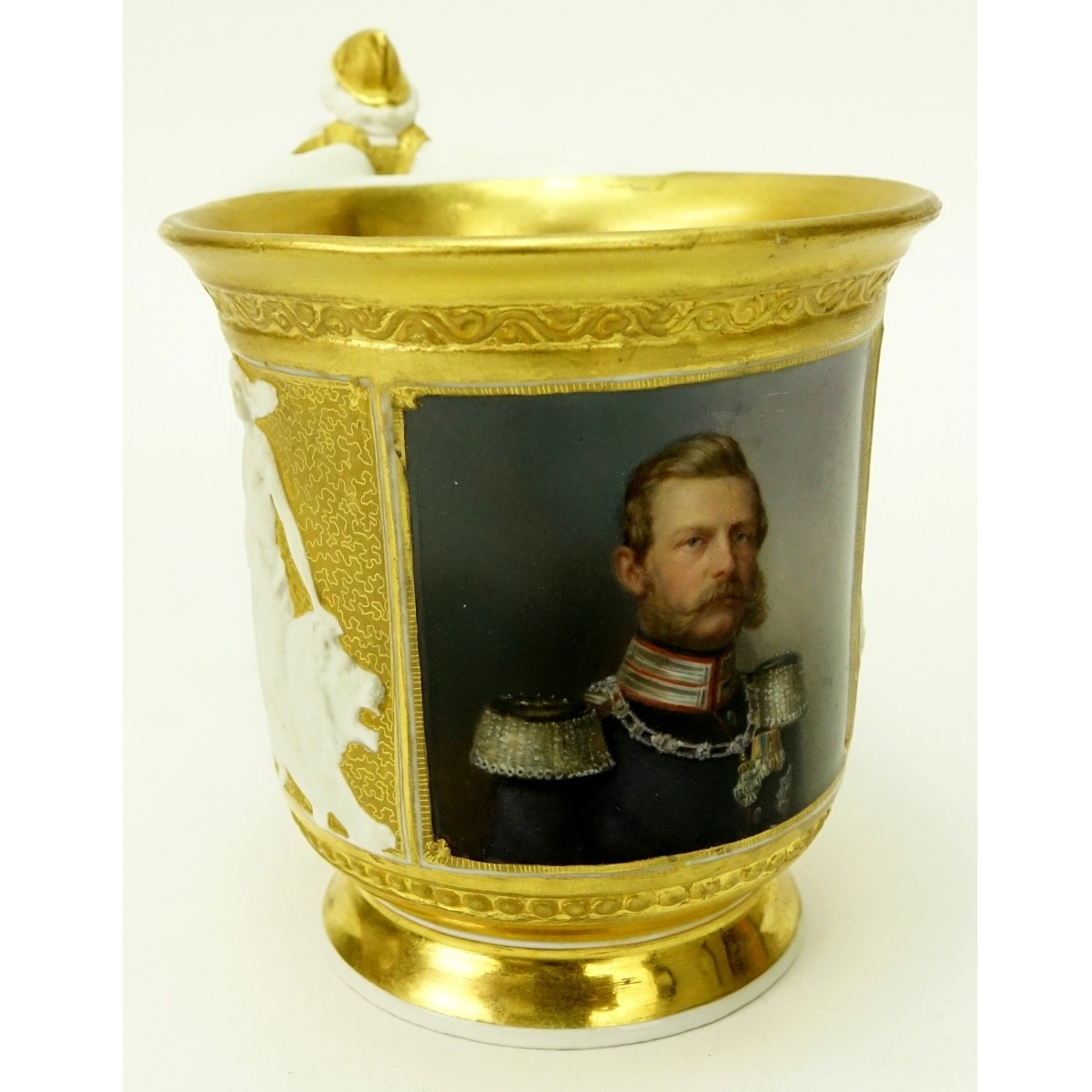 19th Century KPM Porcelain Portrait Cup