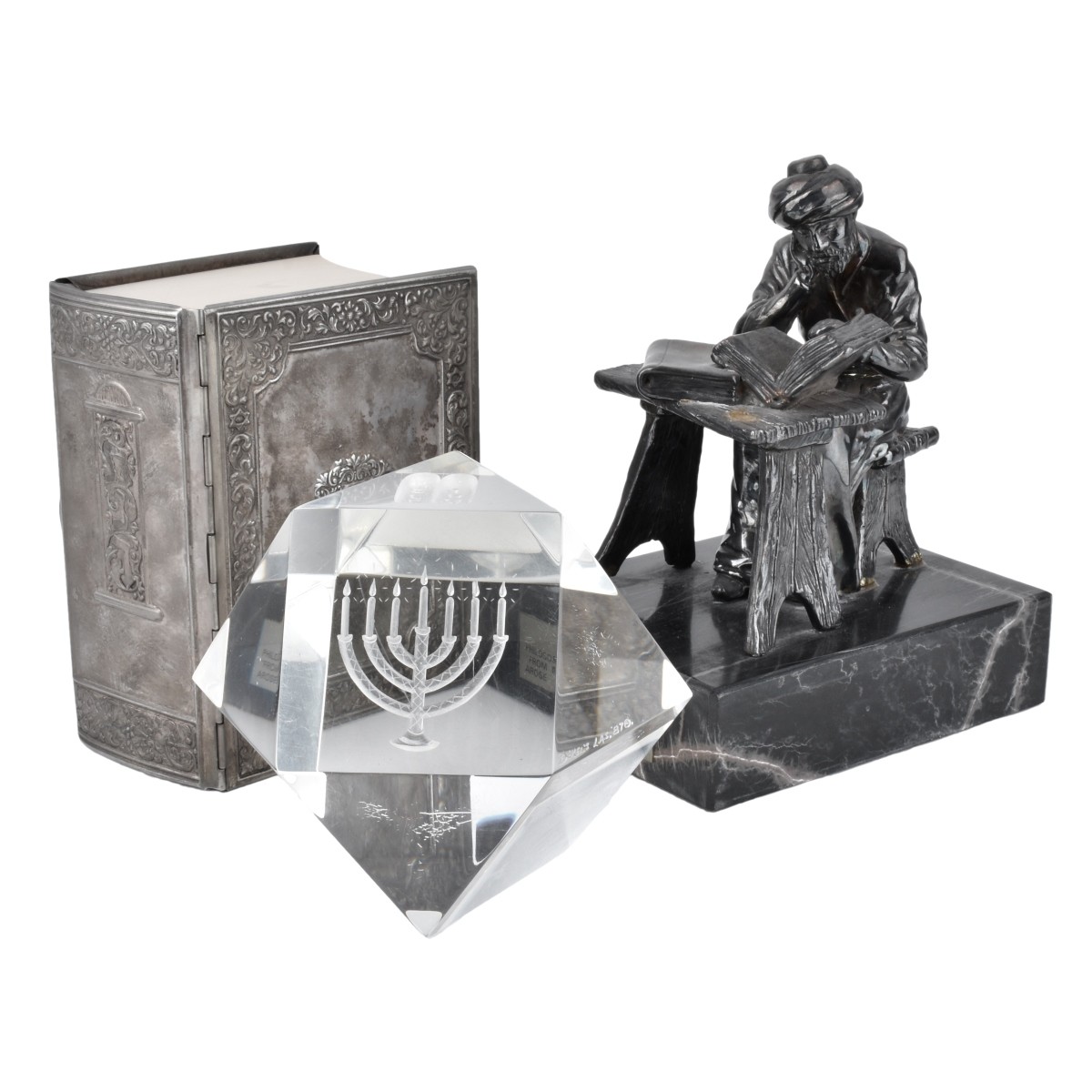 3 Pc Judaica Lot