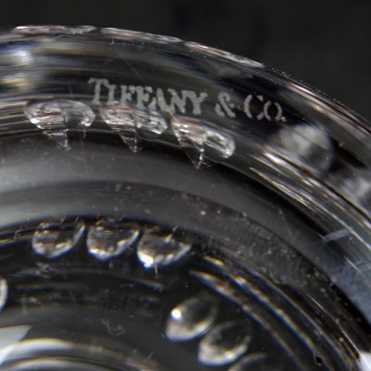 Two (2) Tiffany & Co. Crystal Tableware