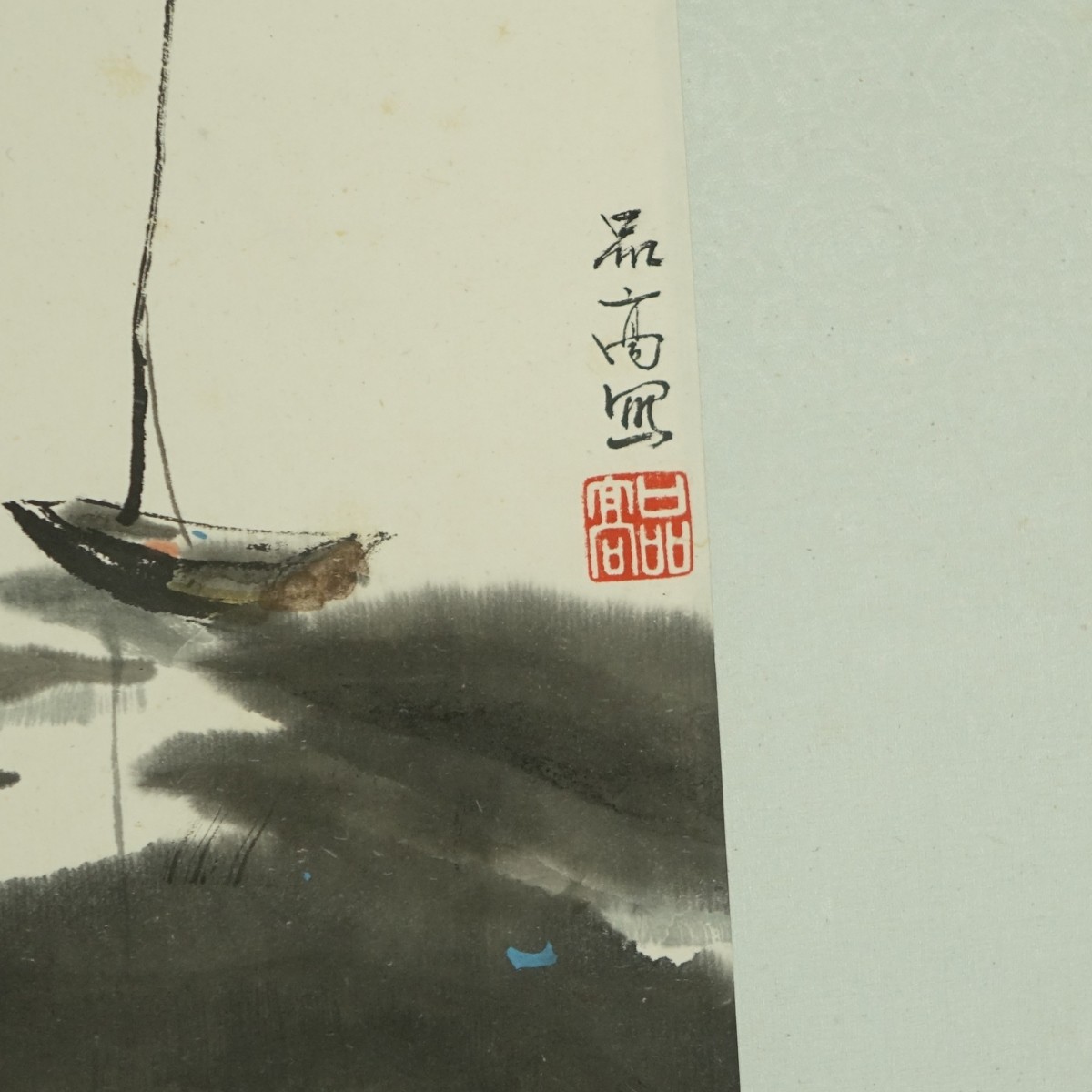 Three (3) Chinese Watercolor Scroll Paintings