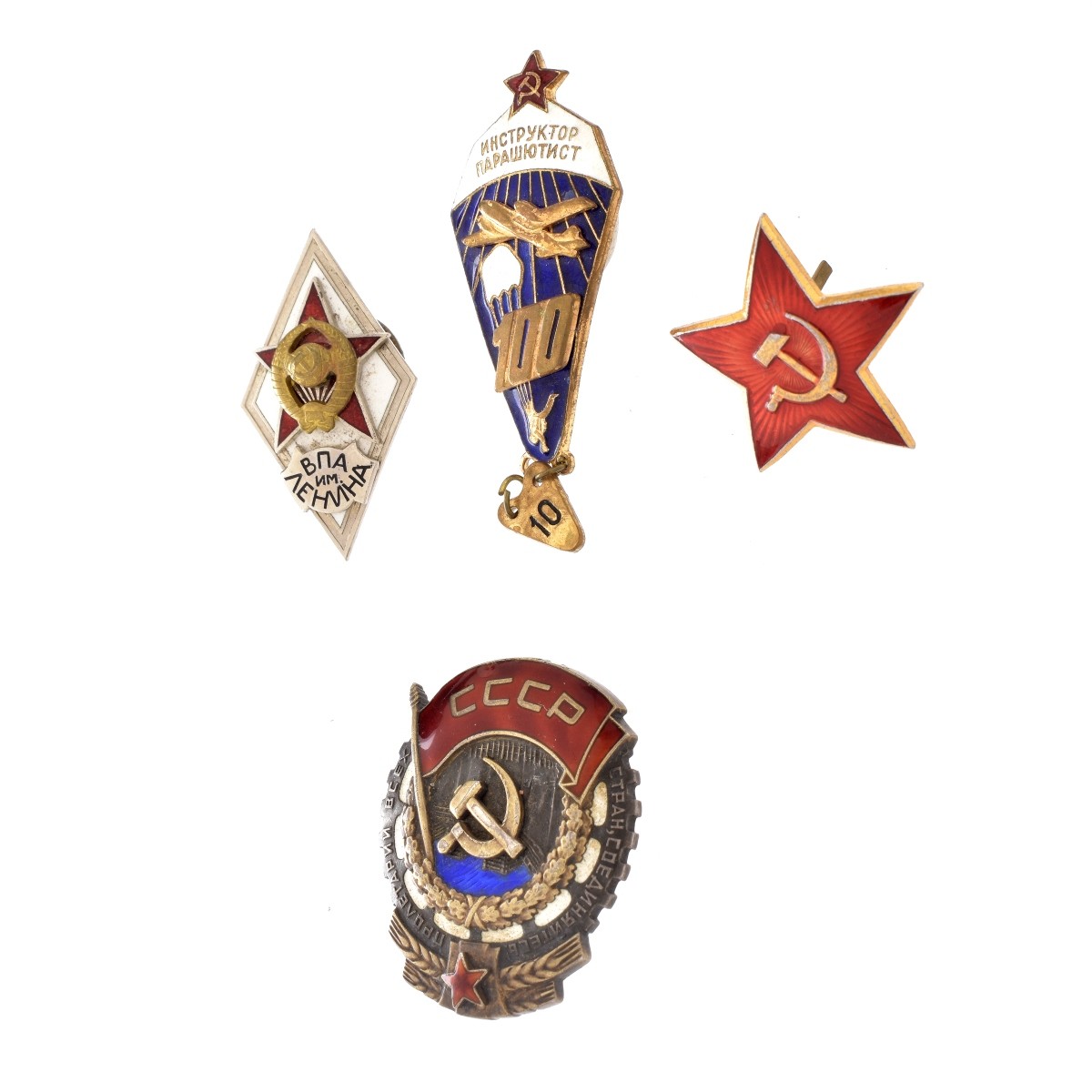 Collection of Four Soviet/Russian Medals.