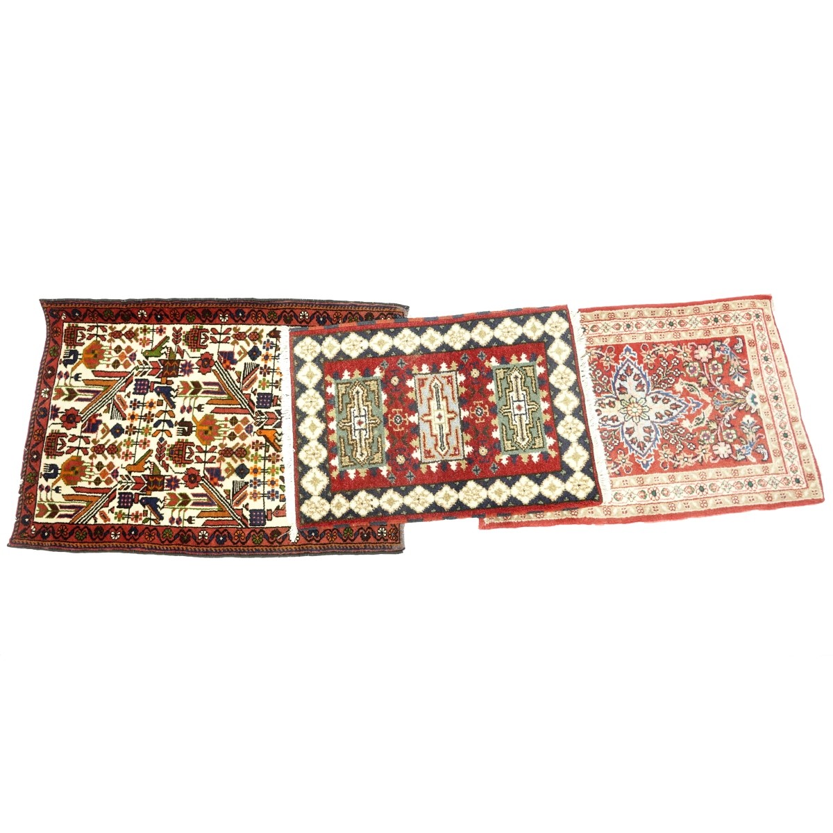 Three (3) Small Oriental Rugs