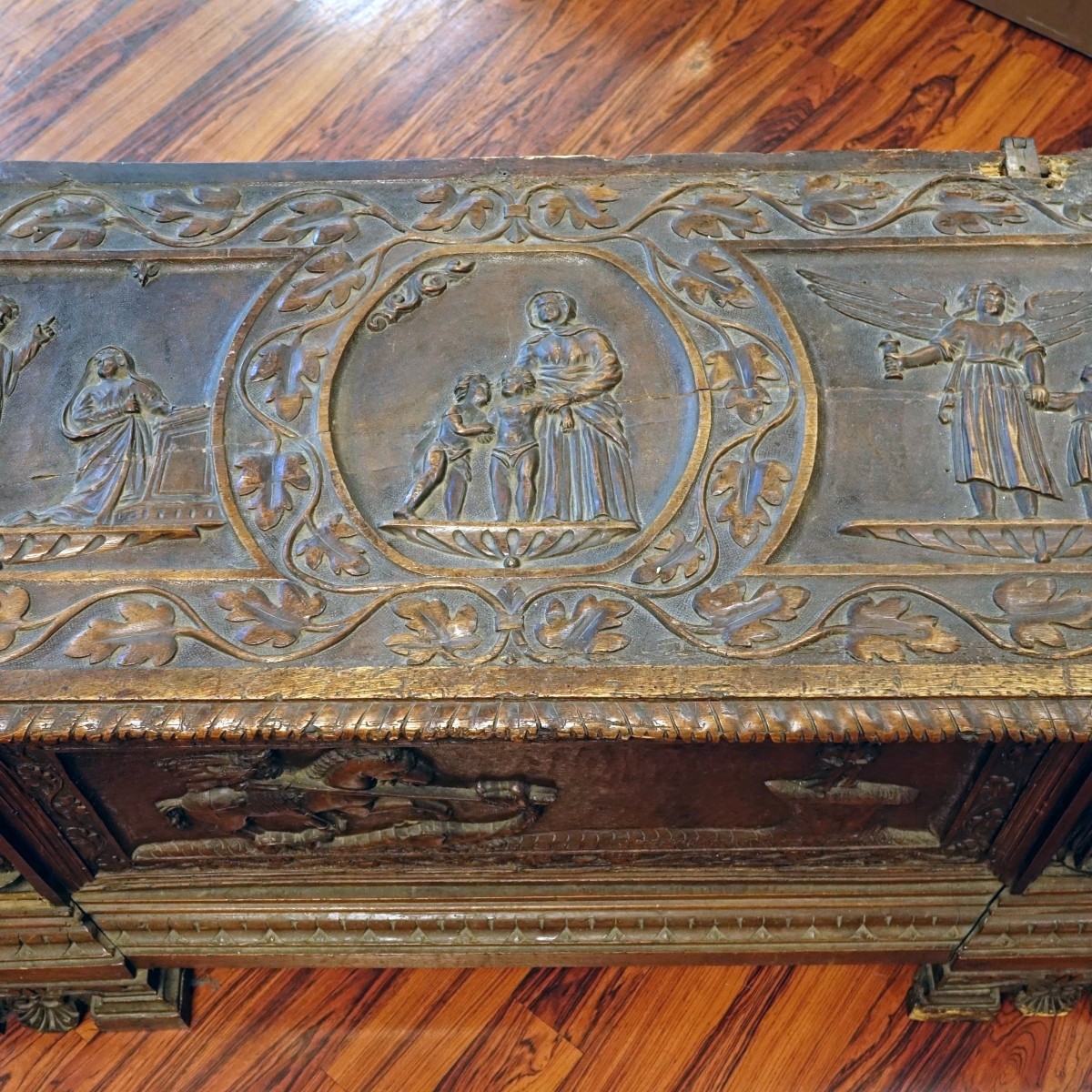 18/19th C. Renaissance Blanket Chest