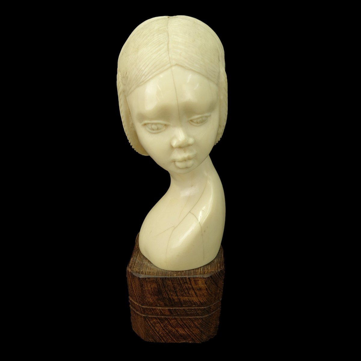 Antique Ivory Bust