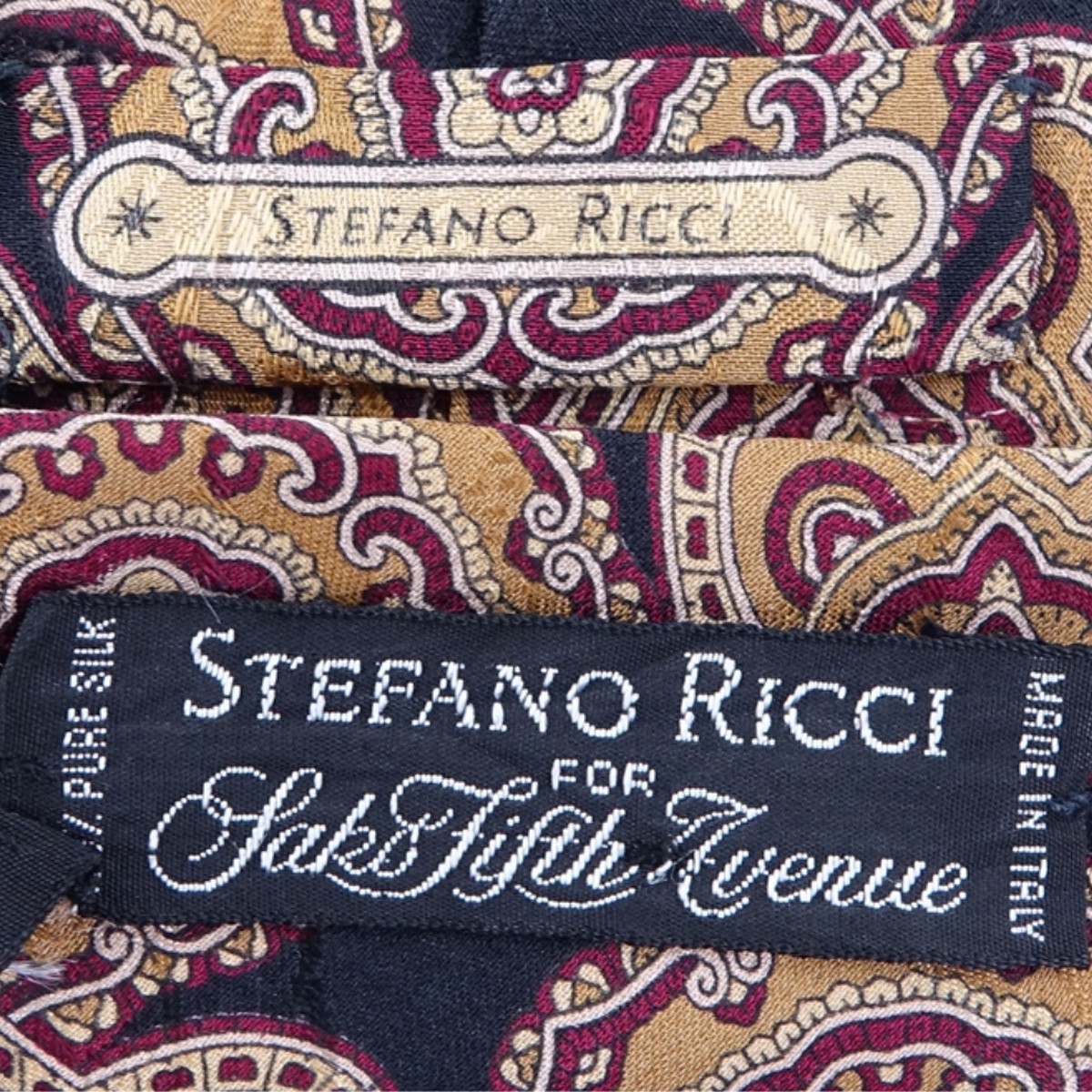 Stefano Ricci 100% Silk Paisley Tie