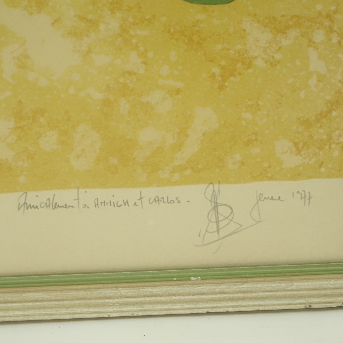 20th C. Color Lithograph