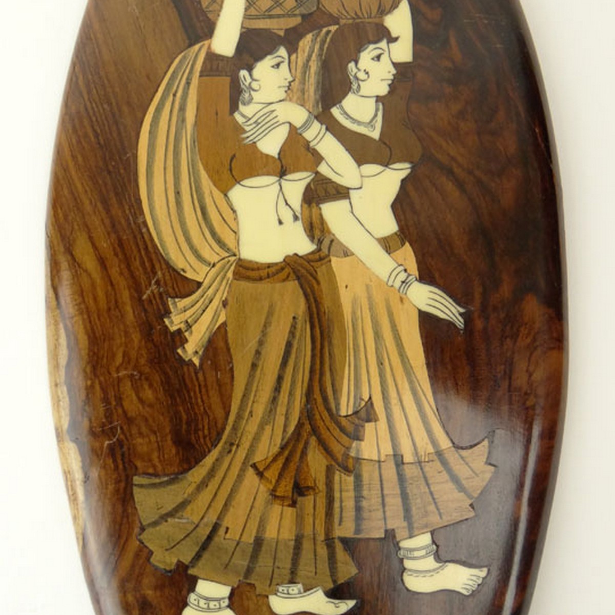 Pair of Italian Inlaid Plaques