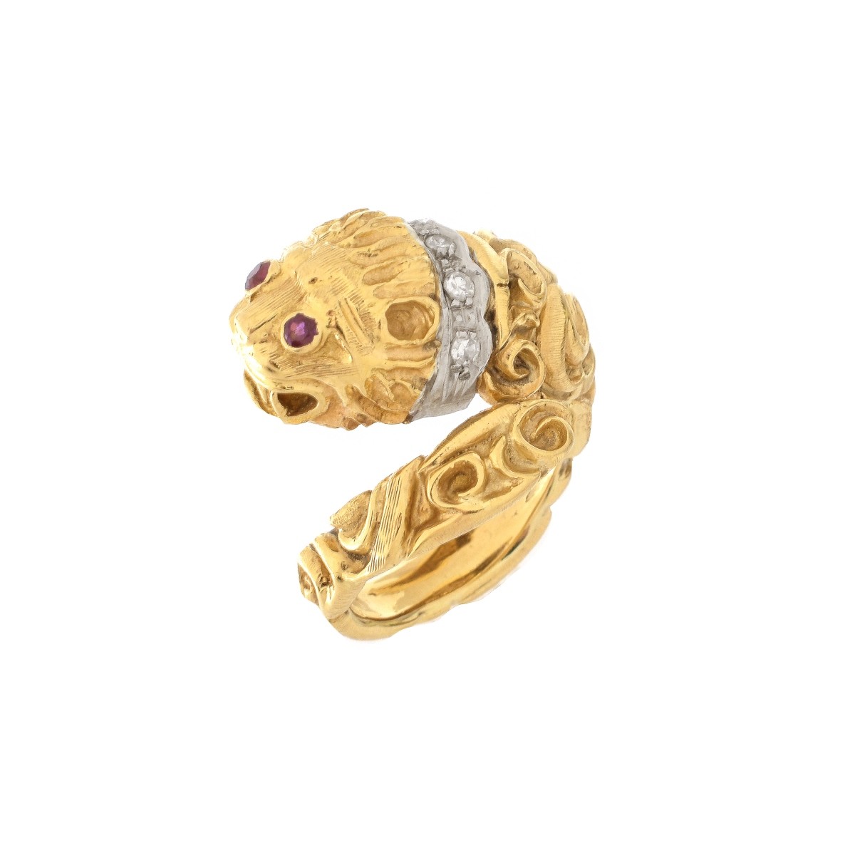 Ilias Lalaounis 18K Lion Ring