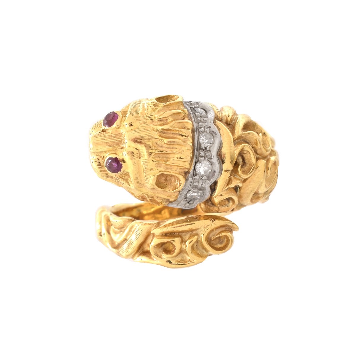 Ilias Lalaounis 18K Lion Ring