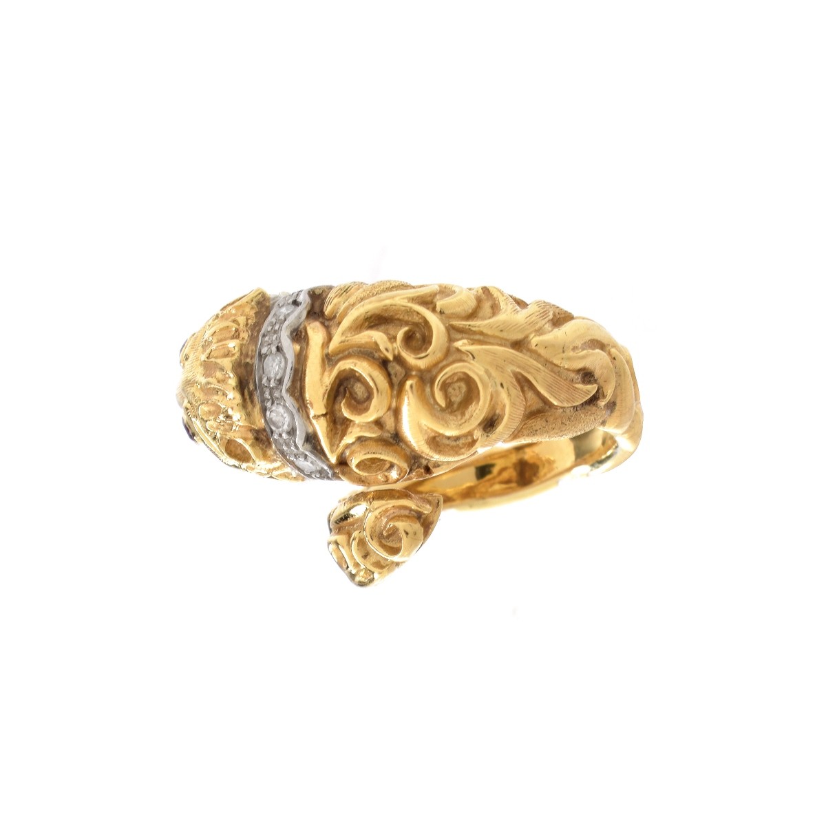 Ilias Lalaounis 18K Lion Ring