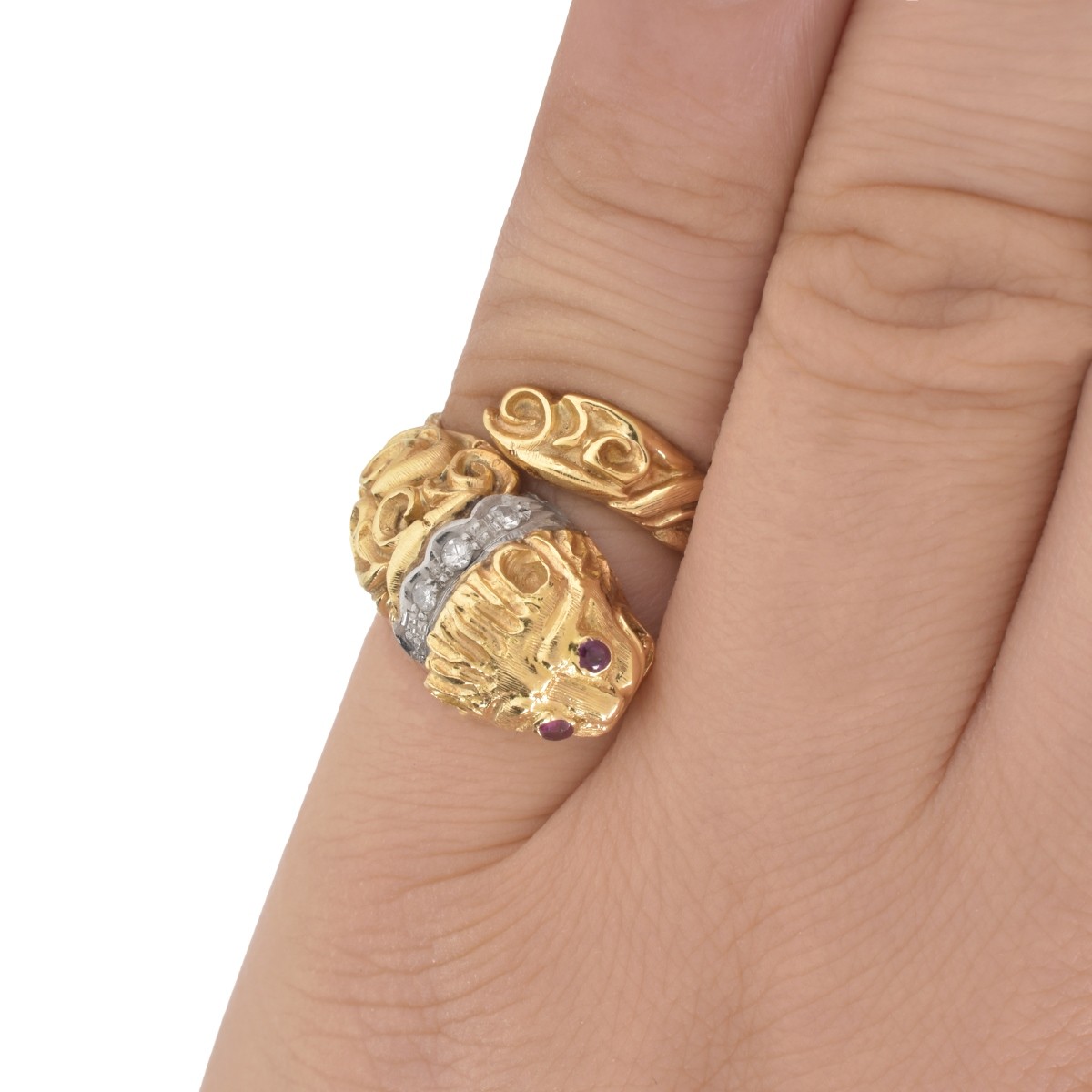 Ilias Lalaounis 18K Lion Ring