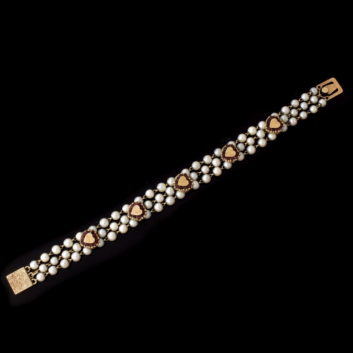 Lucien Piccard Pearl and 14K Bracelet