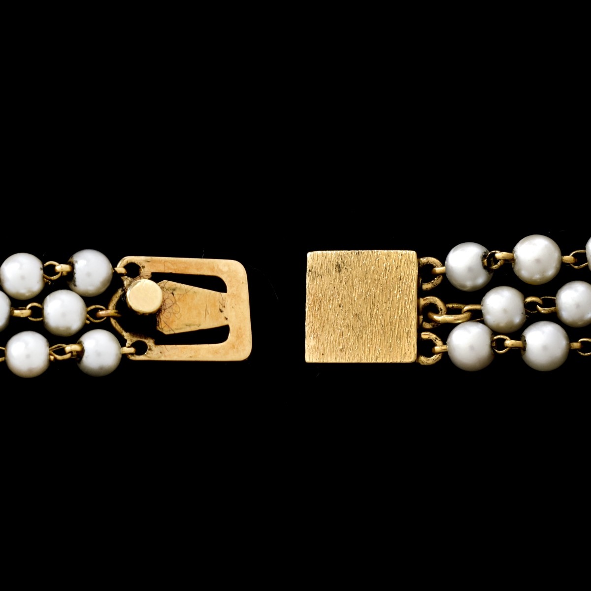 Lucien Piccard Pearl and 14K Bracelet