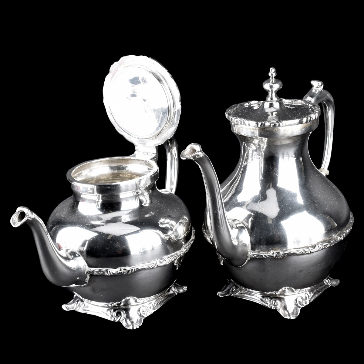 6 pc Mexican Sterling Silver Tea Set