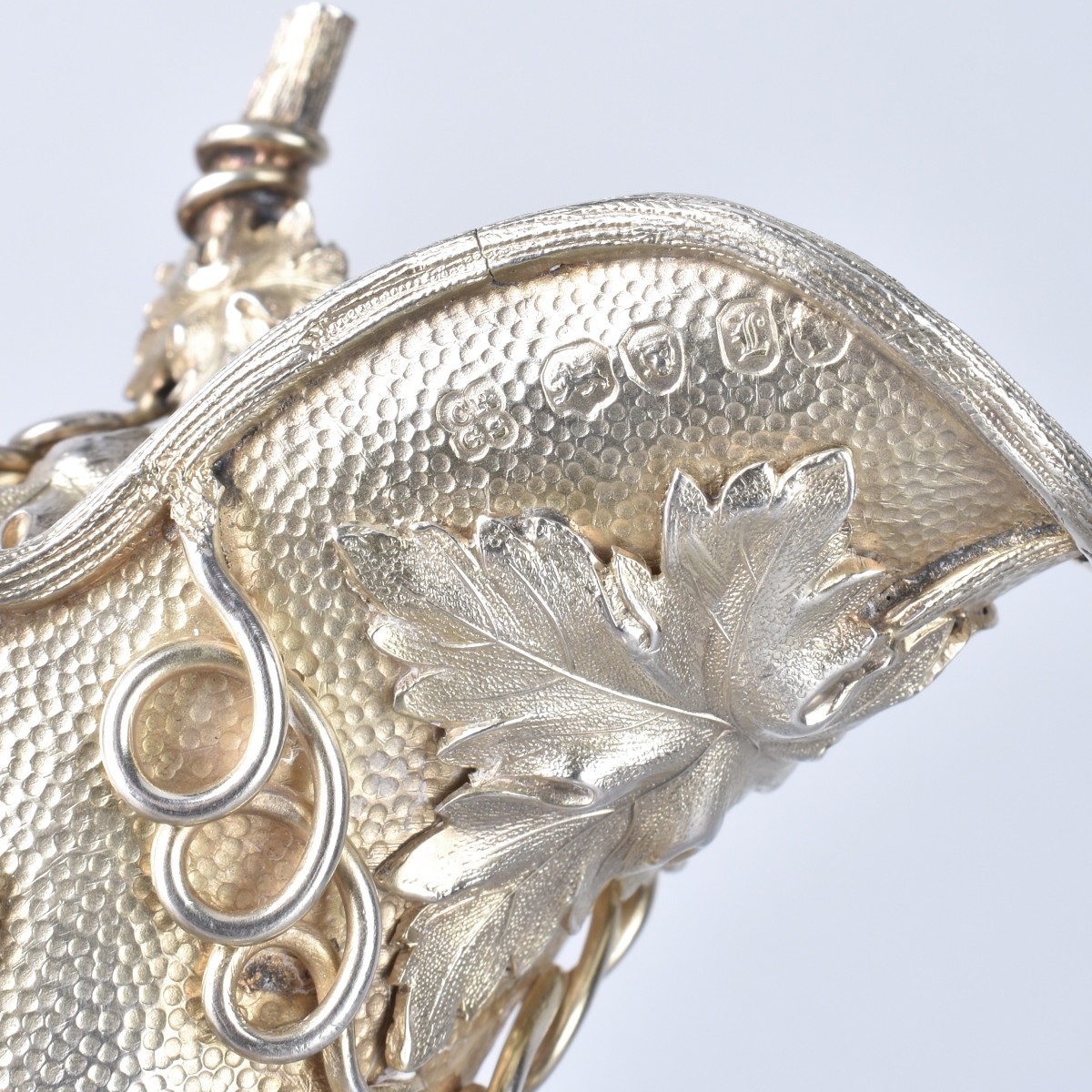 19C Reily & Storer Silver & Crystal Ewer London