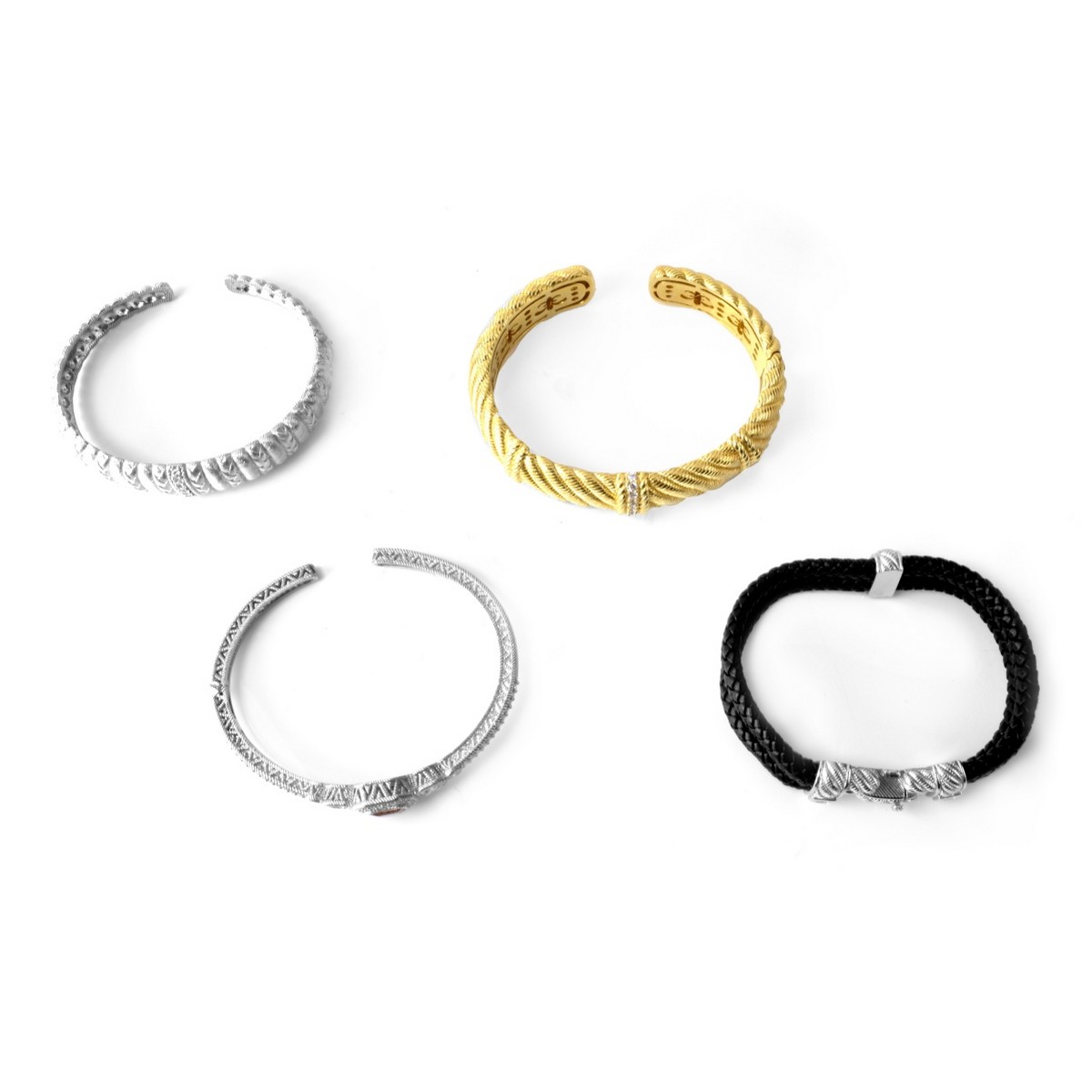 Judith Ripka Bangle Bracelets.