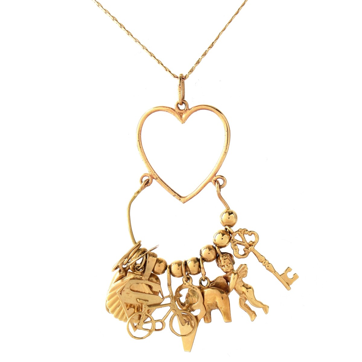 14K Charm Necklace