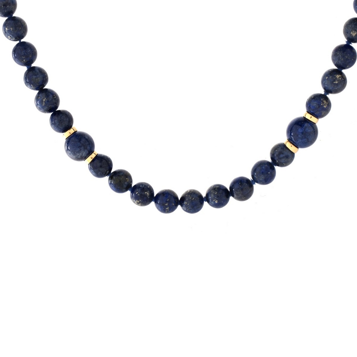 Lapis, 14K Necklace and Earrings