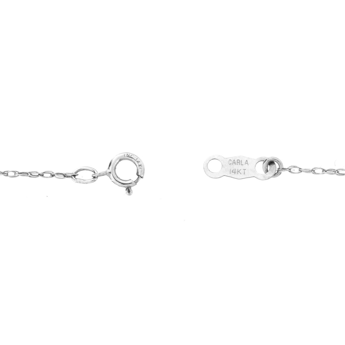 Diamond, Gemstone and 14K Pendant Necklace