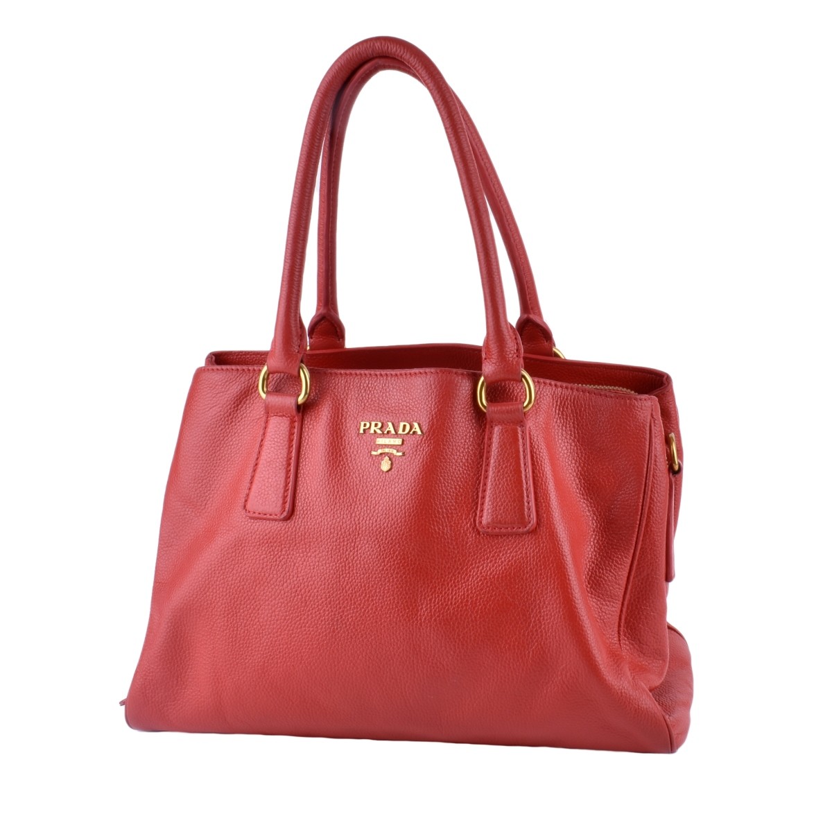 Prada Red Leather Shoulder Bag Kodner Auctions