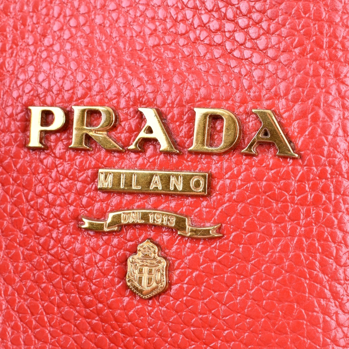Prada Red Leather Shoulder Bag Kodner Auctions
