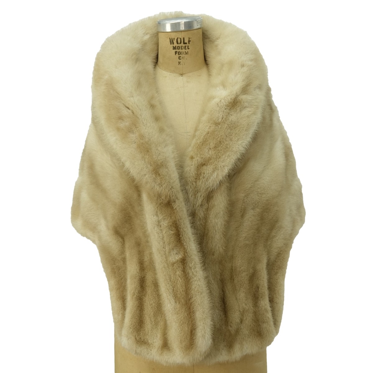 Vintage Blond Mink Fur Stole