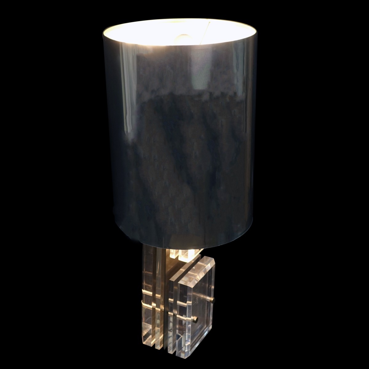 Lucite Lamp