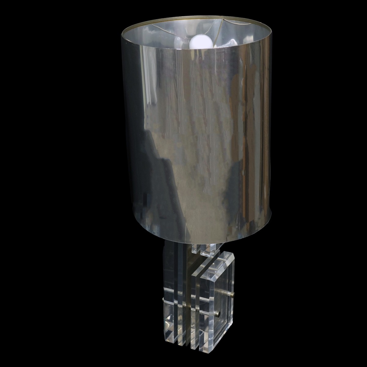Lucite Lamp