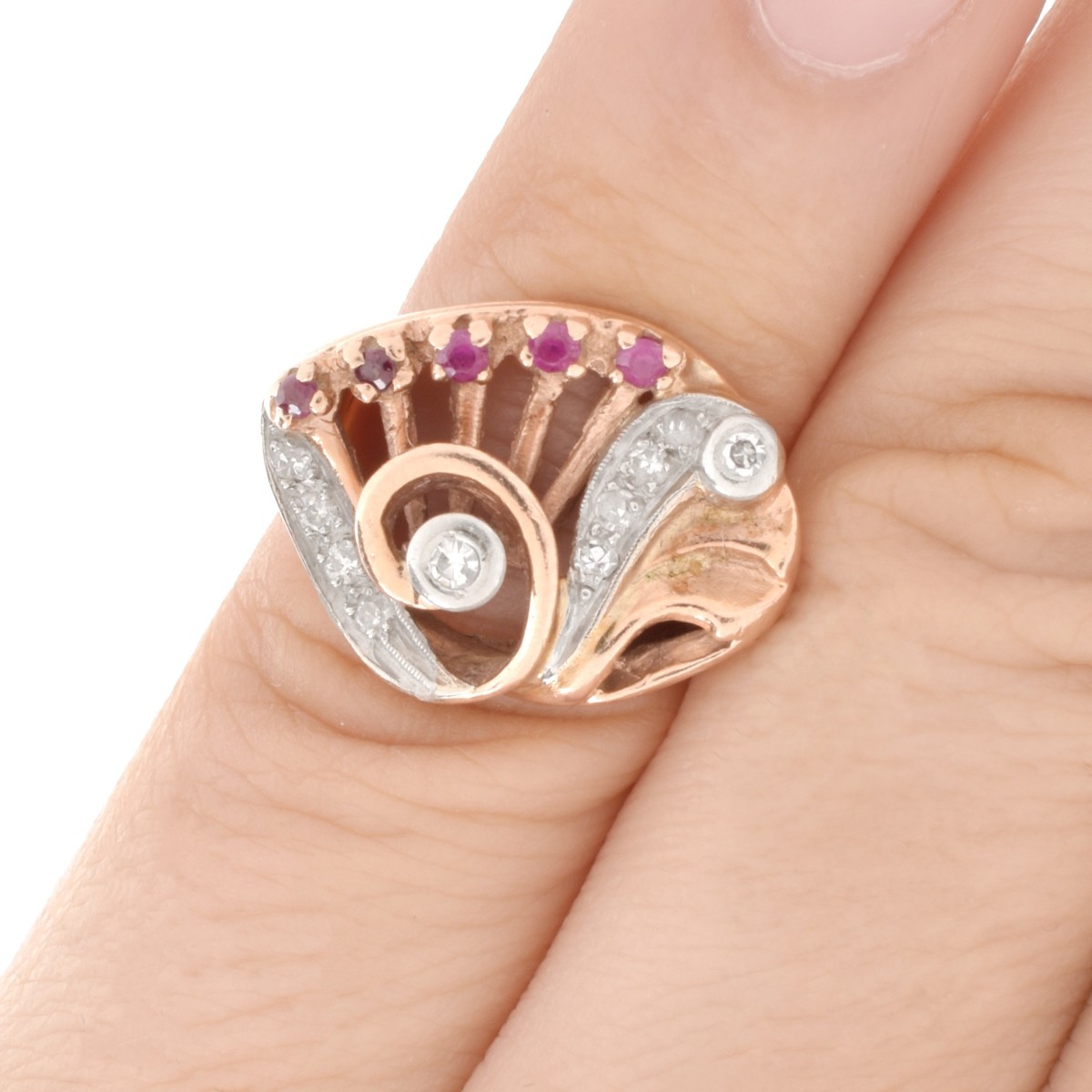 Two 14K and Gemstone Rings