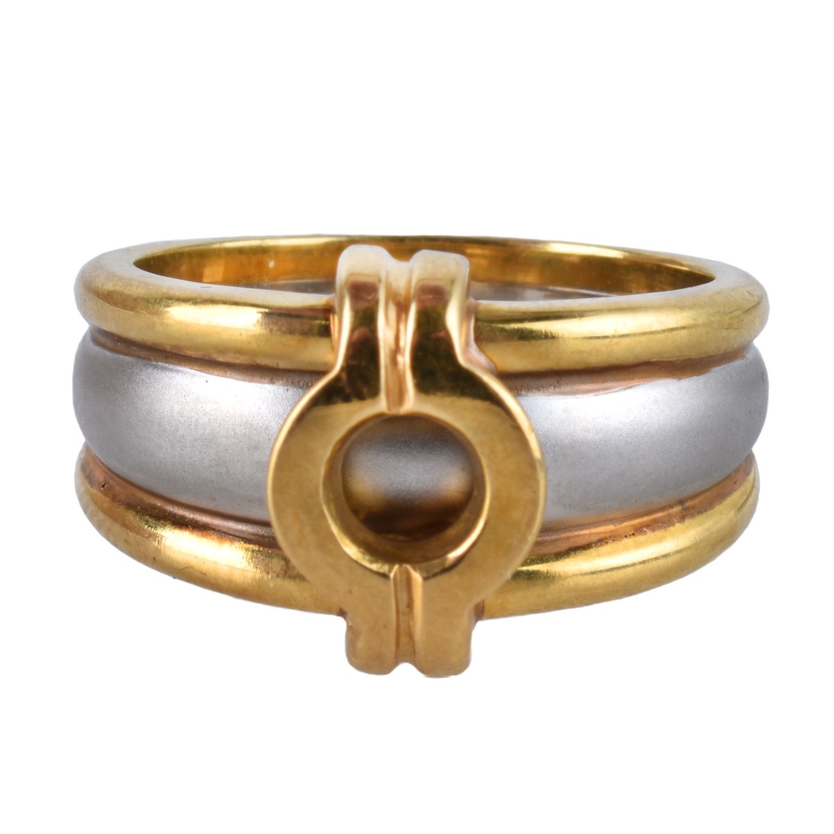 Man's Platinum and 18K Ring