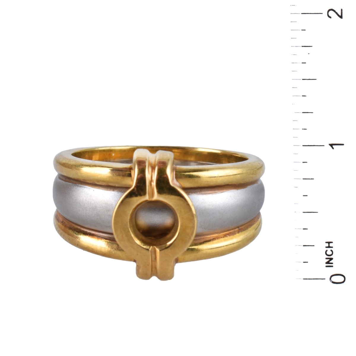Man's Platinum and 18K Ring
