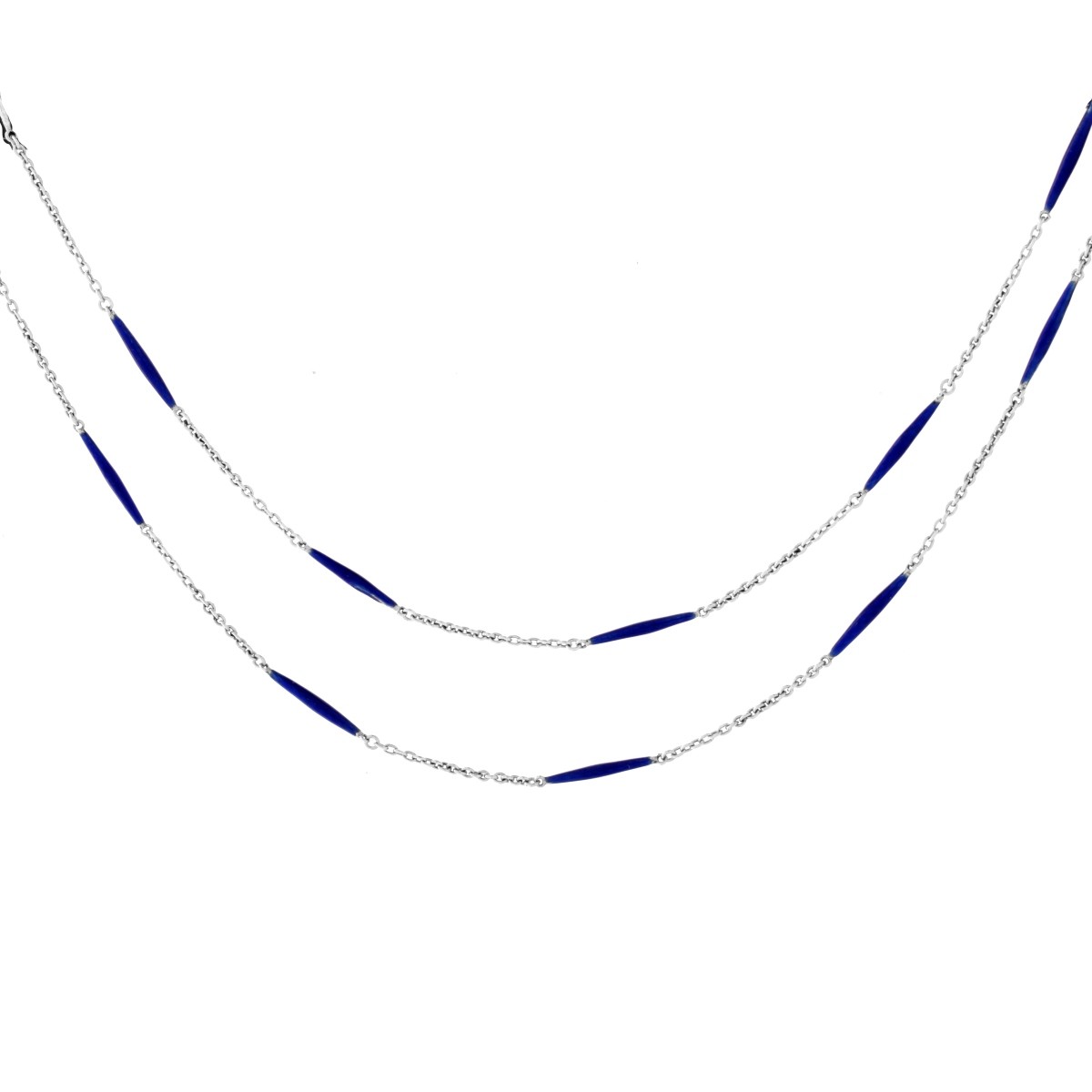 Vintage 14K and Enamel Chain.