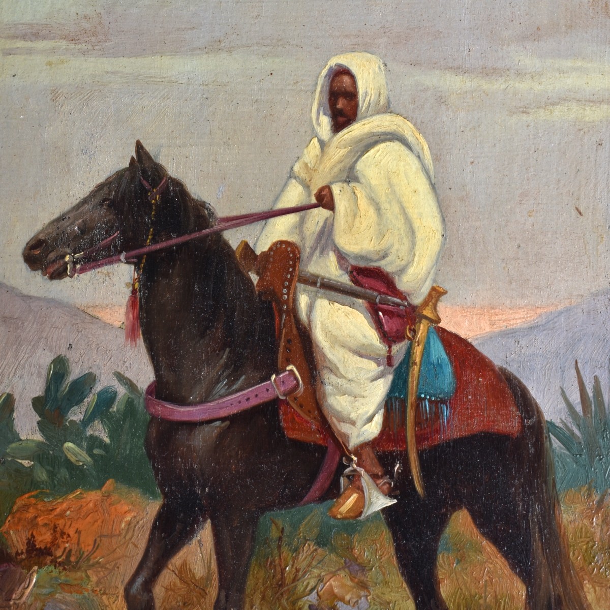 Orientalist School Oil on Wood Panels