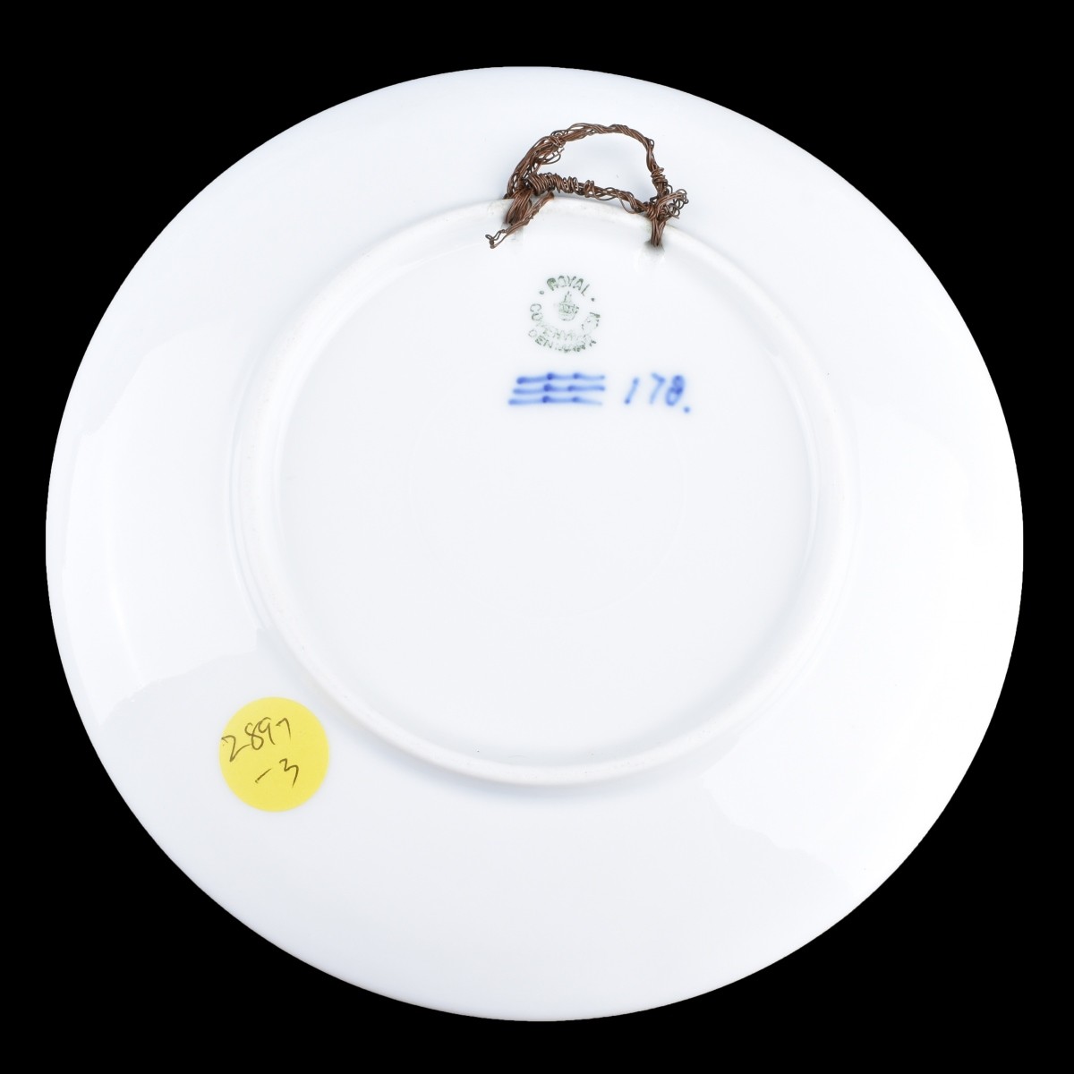 Eight Royal Copenhagen Plates 1917, 27, 28 etc.