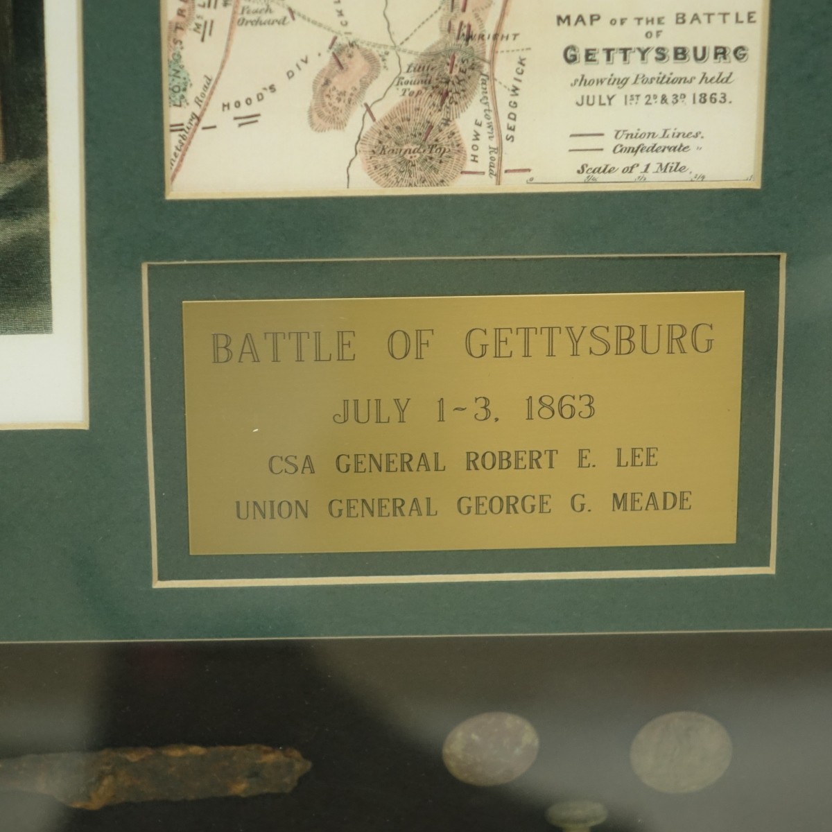 Original Civil War Relics Battle of Gettysburg