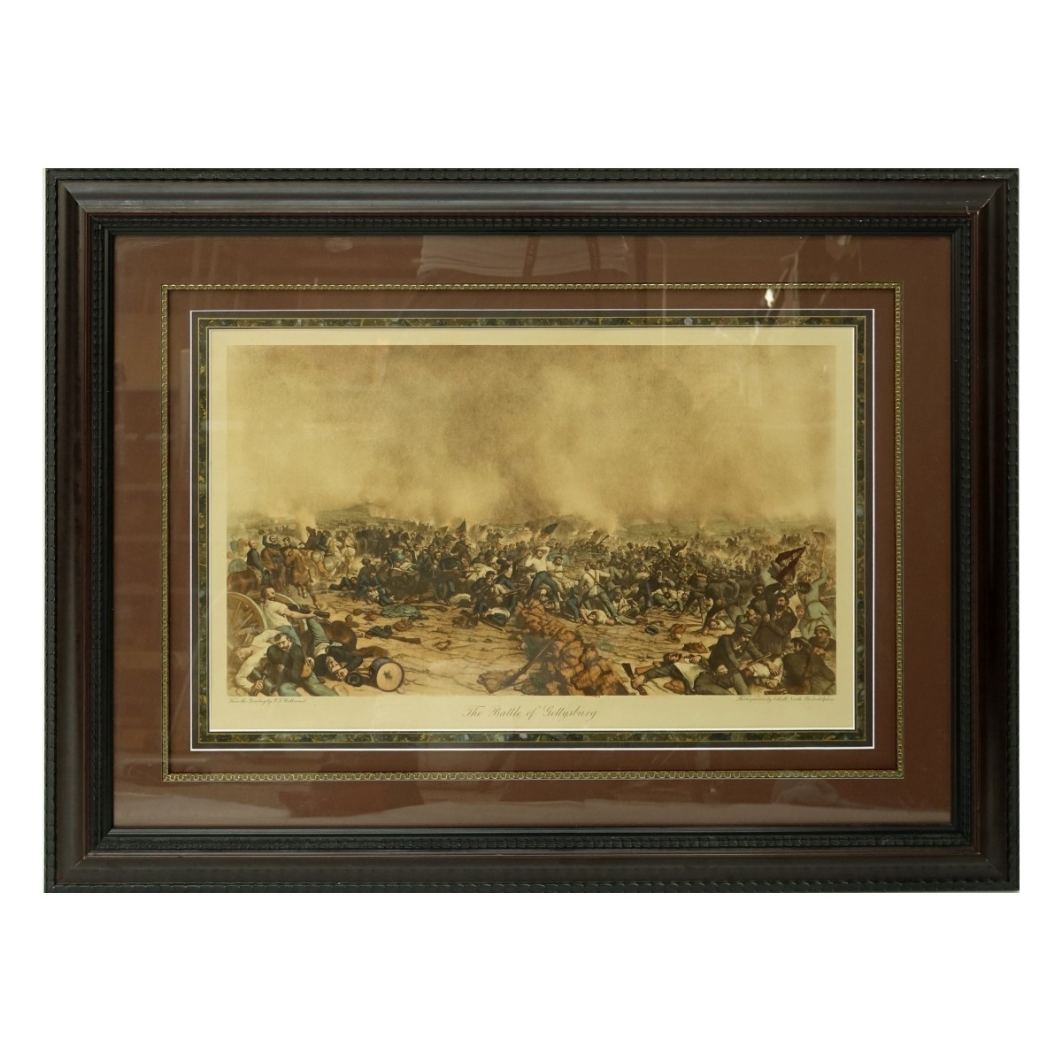 Battle of Gettysburg Print PF Rothermel