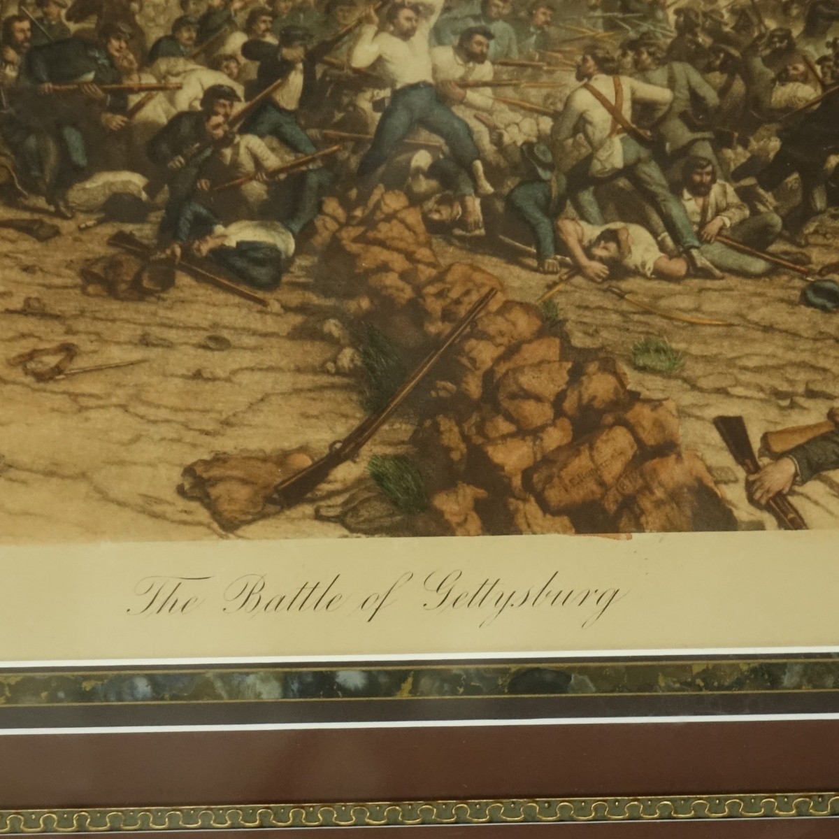 Battle of Gettysburg Print PF Rothermel