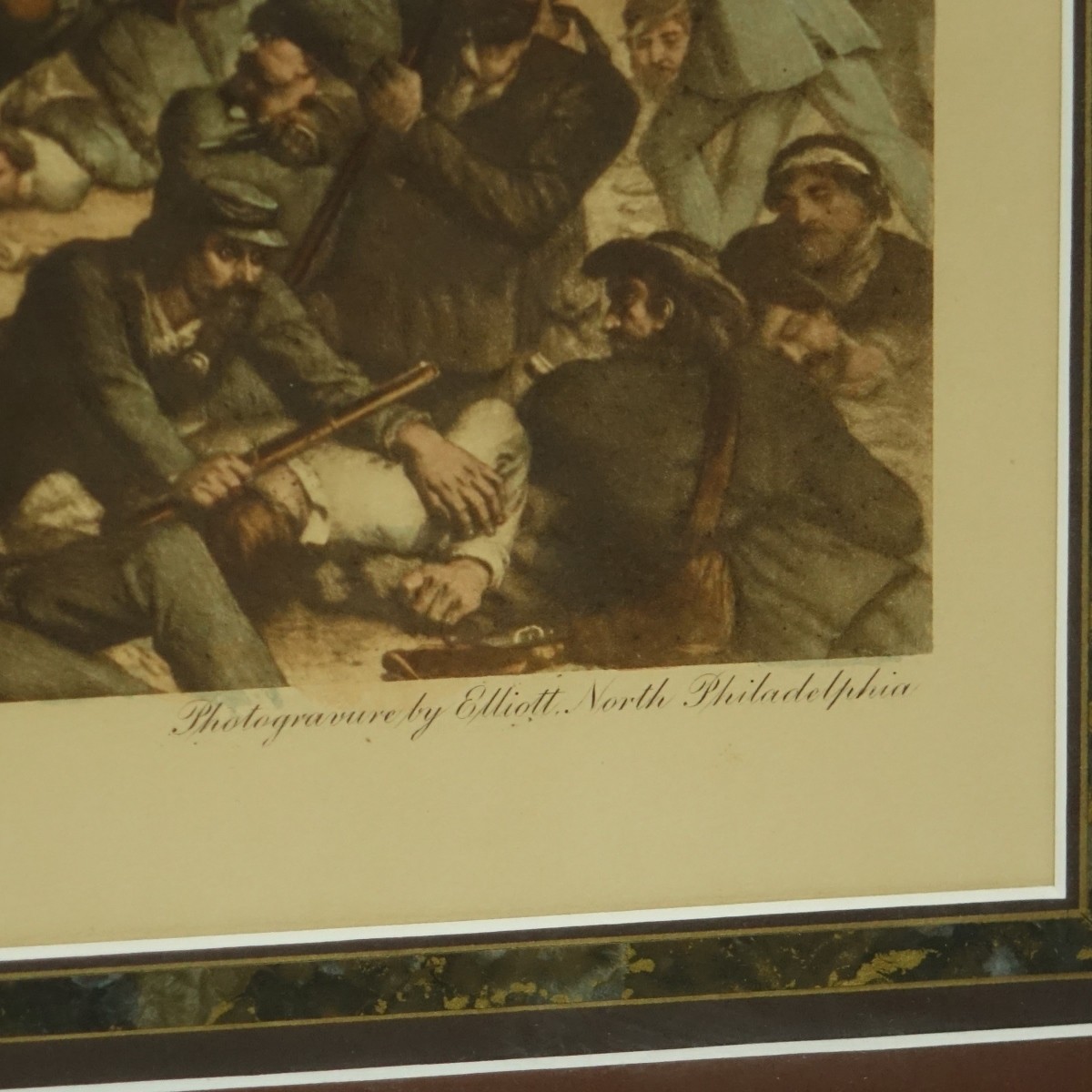 Battle of Gettysburg Print PF Rothermel