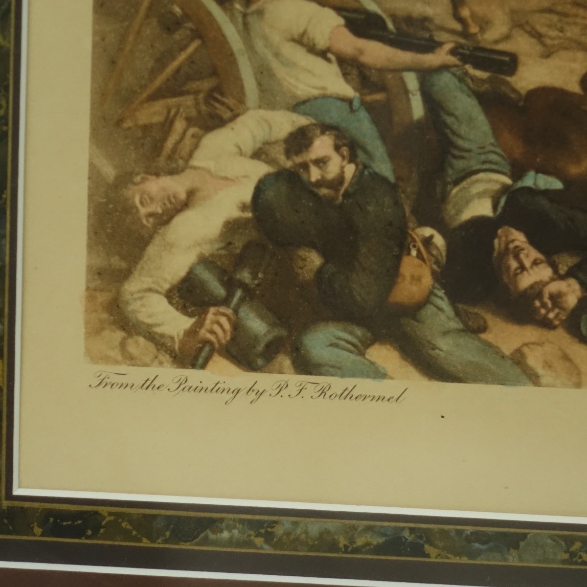 Battle of Gettysburg Print PF Rothermel