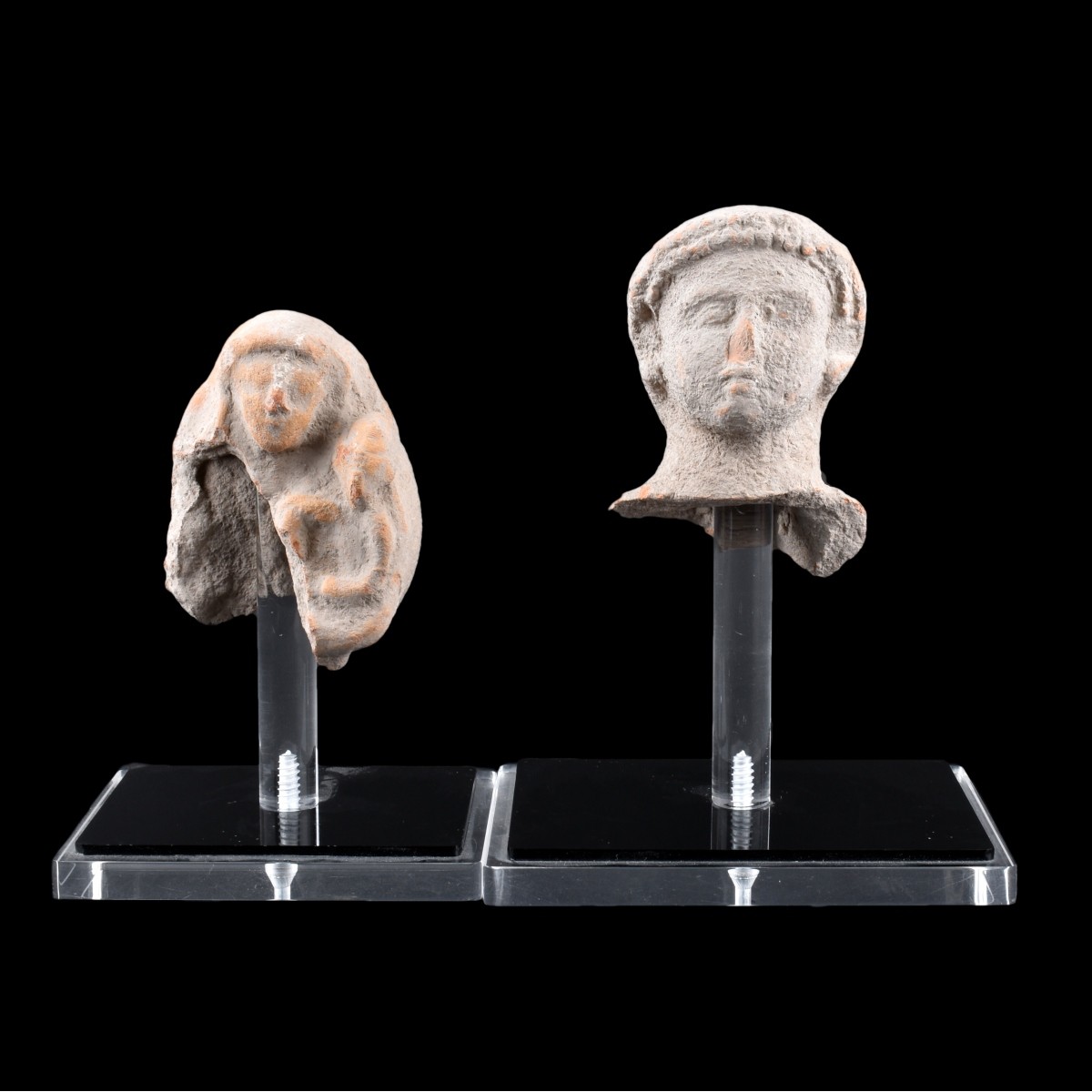 Ancient Greek Pottery Heads