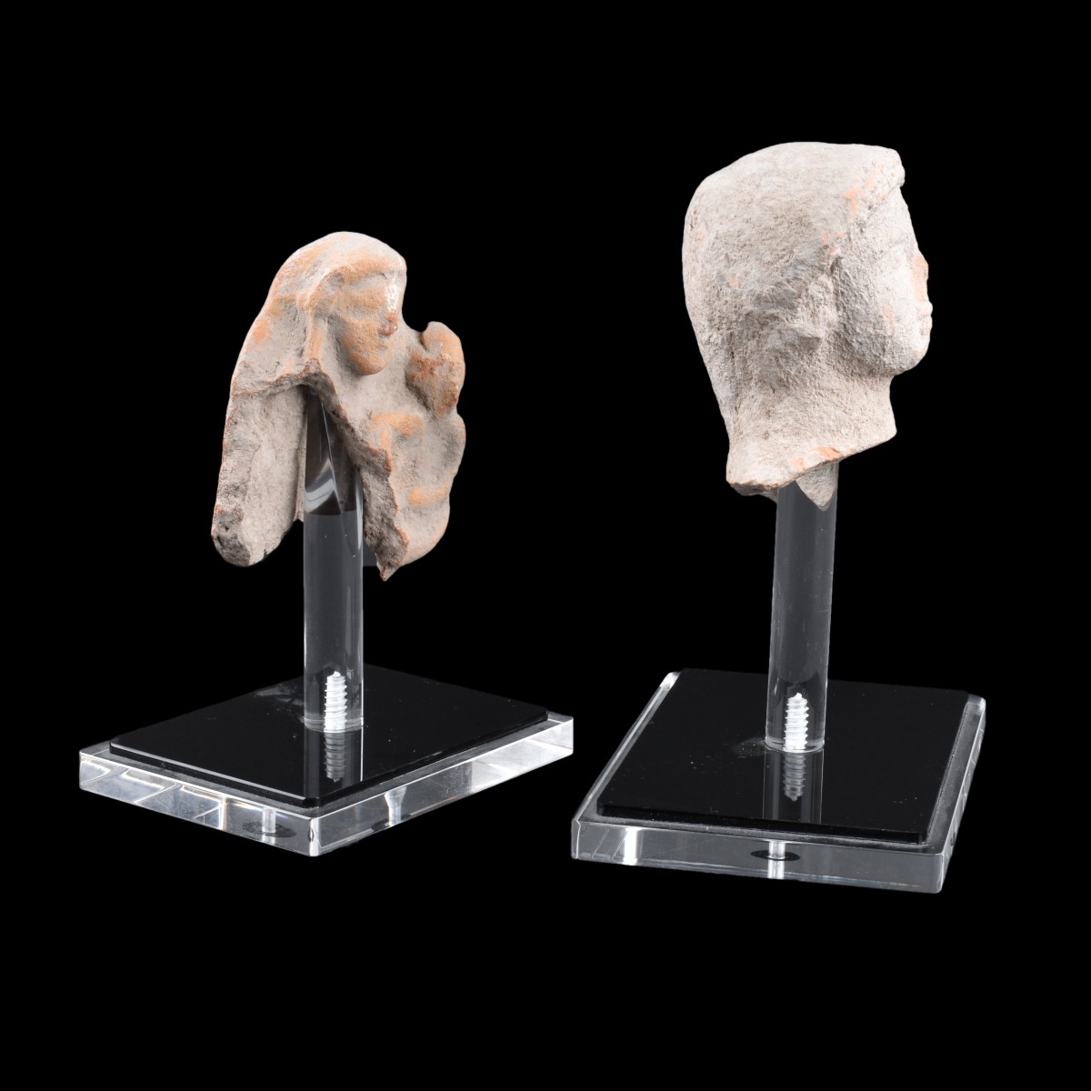 Ancient Greek Pottery Heads